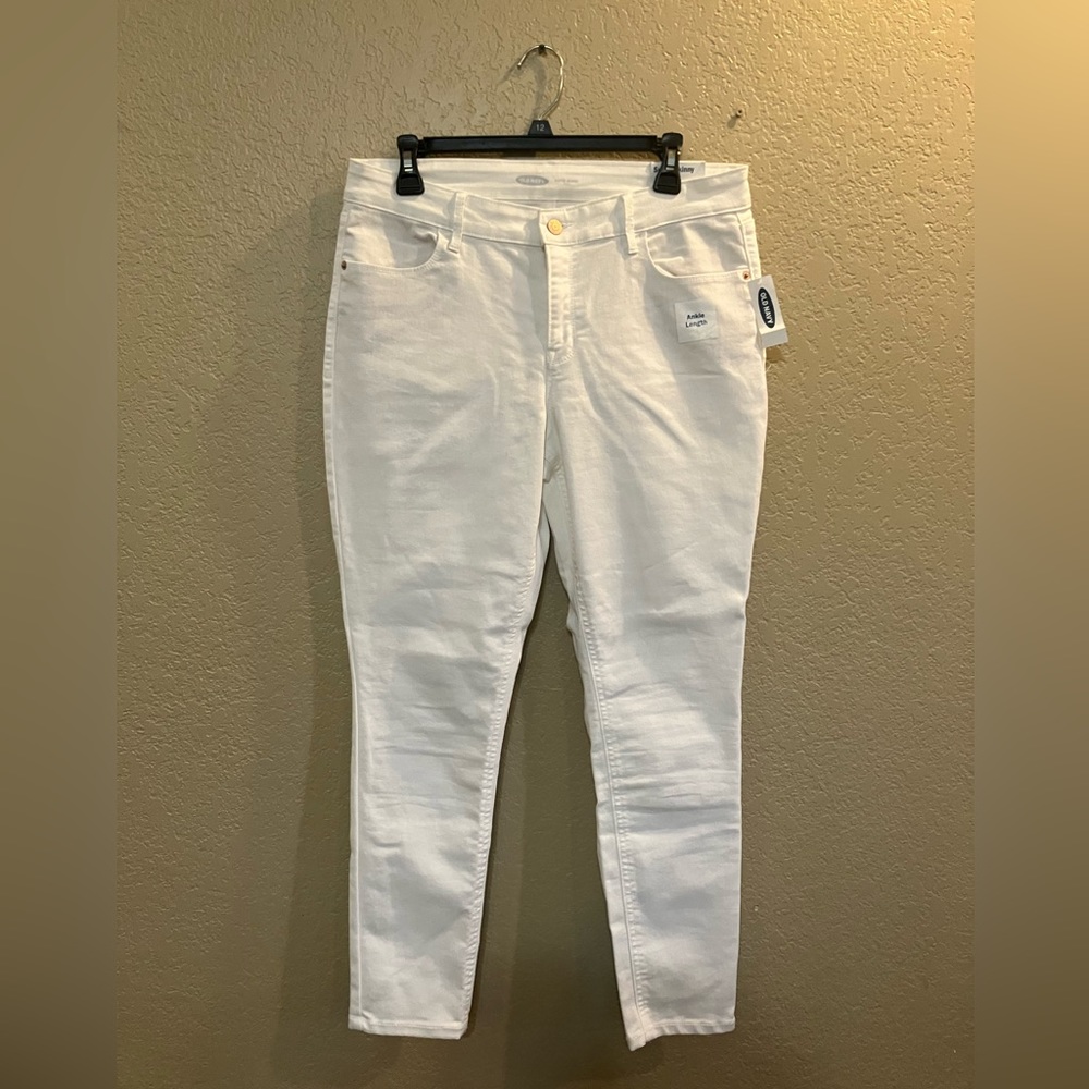 Old Navy Super Skinny, 12, white